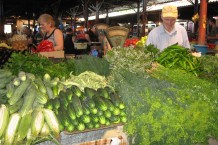 Bild: Auf dem Markt in Kutaissi