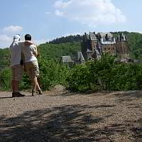 Bild: Vor der Burg Eltz