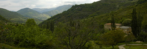 Bild: Unterwegs im Tal von Saou