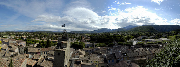 Bild: Panorama von Malaucene