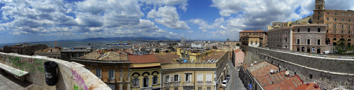 Panorama vom Castello aus