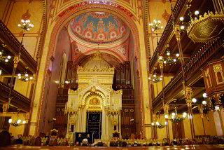 Die Große Synagoge von innen