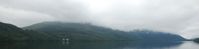 Loch Lomond unter Wolken