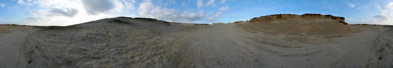 360° auf Omey Island in der grossen Düne