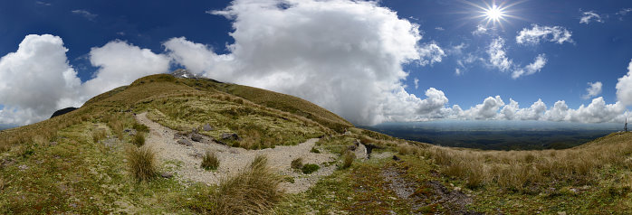 Bild: Panorama auf den Gipfel von Mount Taranaki
