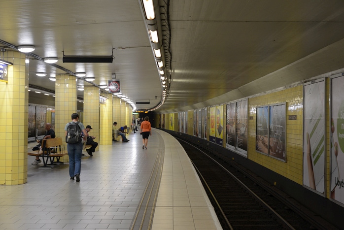 In der Station Radmansgatan der Tunnelbana