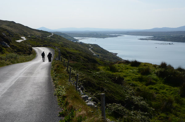 Hier der Blick Richtung Clifden