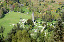 Bild: Blick von oben auf die Klosteranlage