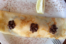 Bild: Pancake mit Eis und Amarulacream