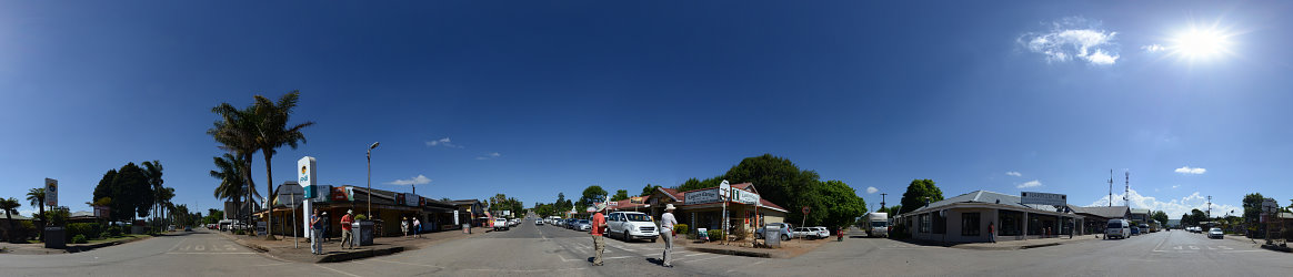 Bild: 360°-Panorama auf der Hauptkreuzung in Graskop