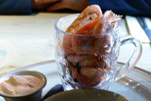 Bild: Shrimps im Bierglas