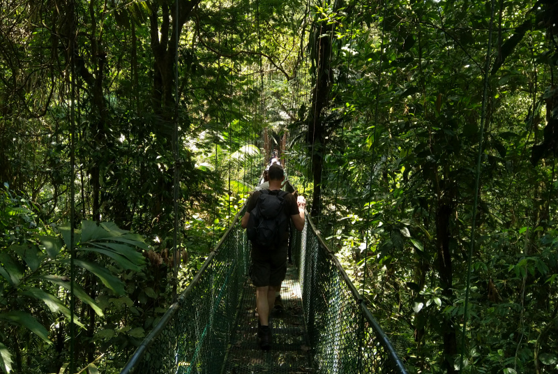 Rauf auf die Brücke