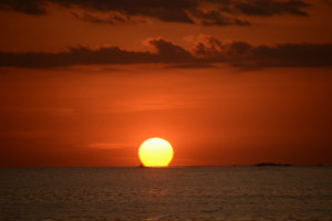 Sonnenuntergang am Strand