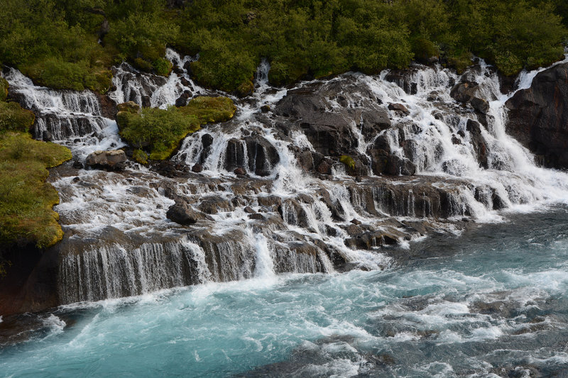 Hraunfossar Detailaufnahme