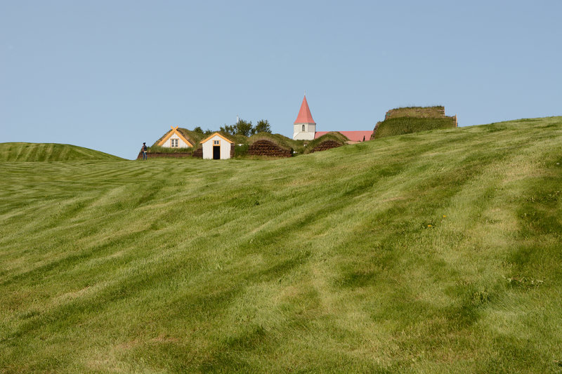 Im Skagafjörður Folk Museum in Glaumbær