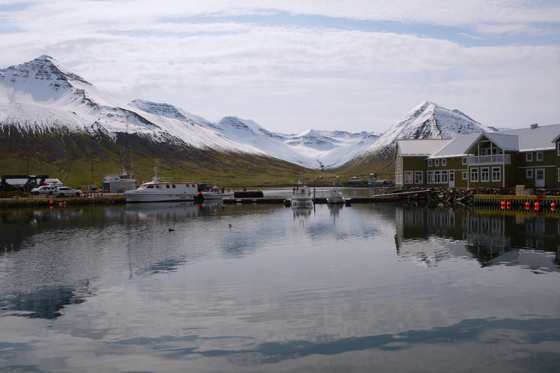 In Siglufjörður am Hafen