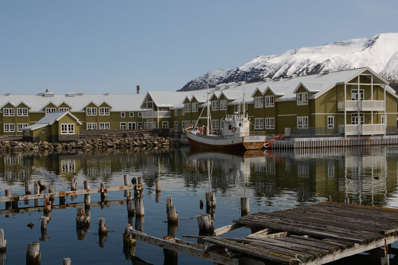 In Siglufjörður am Hafen