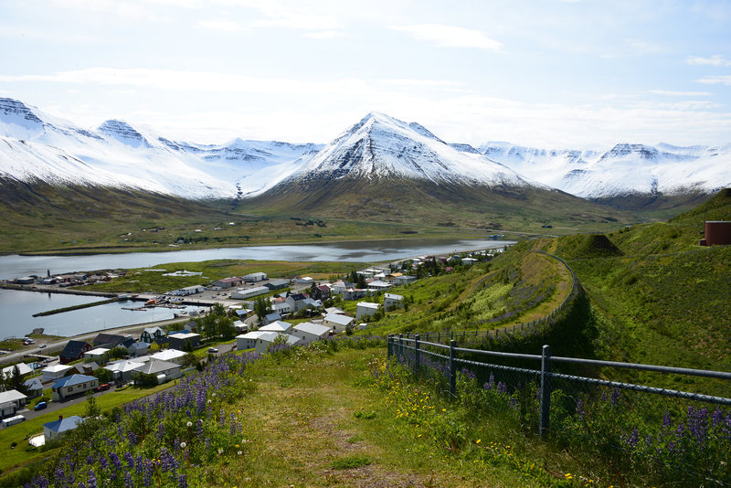Blick auf Siglufjörður