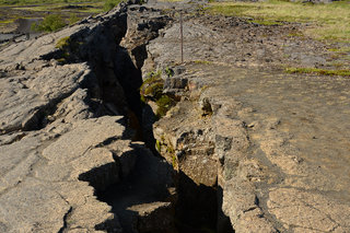 Geologische Verwerfungszone