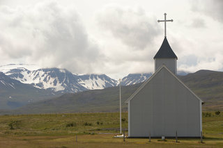 Kirche in Borgarfjörður