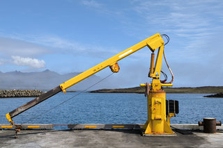 In Djúpivogur am Hafen