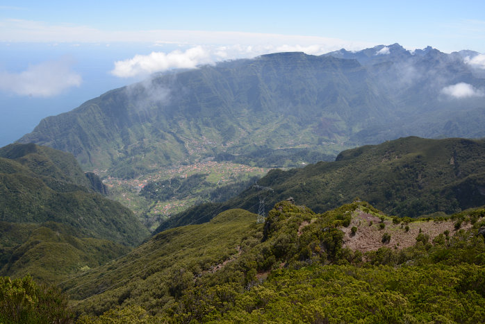 Blick Richtung Pico da Areeiro