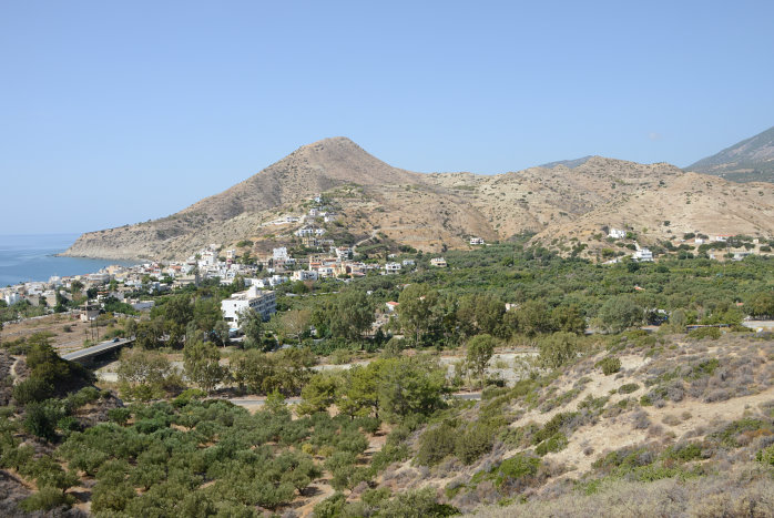 Blick auf Myrthos