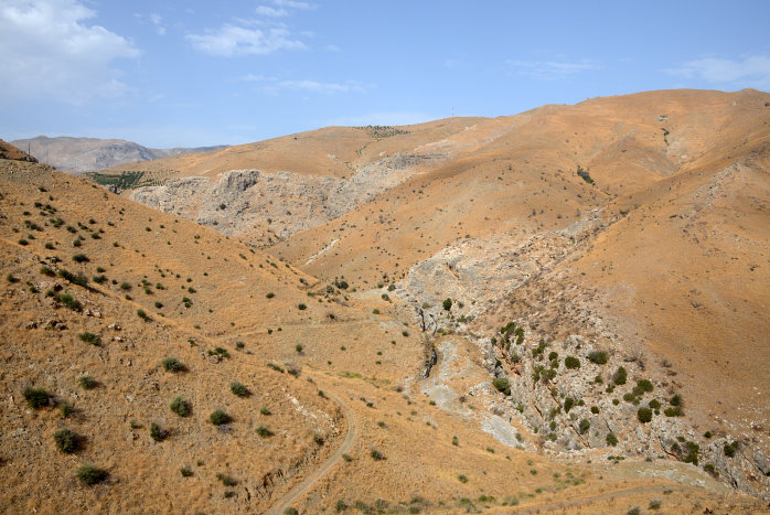 Eine Schlucht bei Hondros