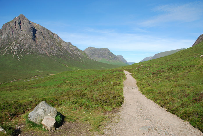 Blick ins Glen Coe