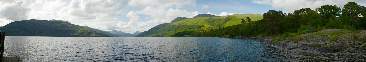 Bild: Blick auf Loch Lomond bei einem Abendspaziergang