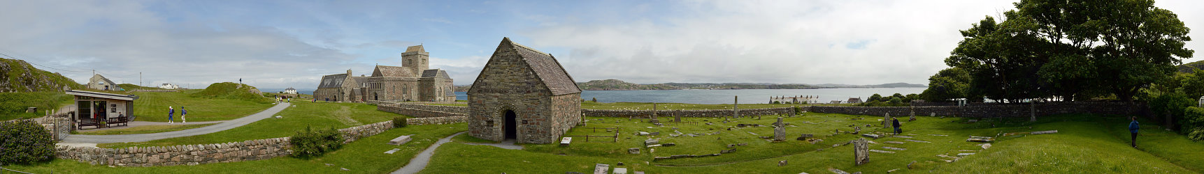 Bild: Panorama der Abbey von Iona