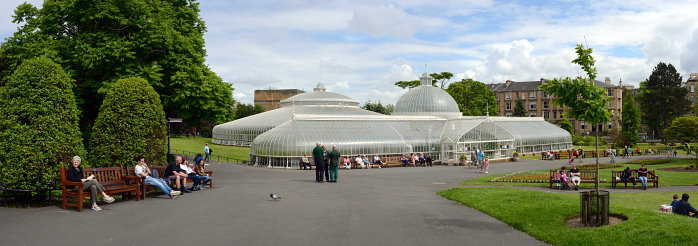 Bild: Gewächshaus im Botanischen Garten