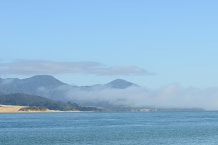 Bild: Morgennebel auf der Düne