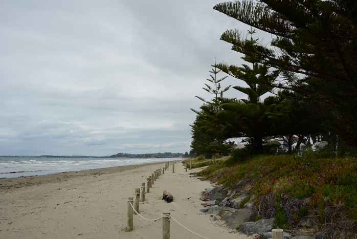 Am Strand von Orewa