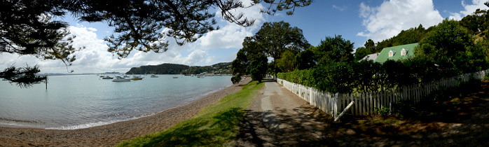 Bild: Russell vom South Strand aus