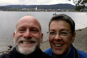 Bild: Breites Grinsen am Titisee