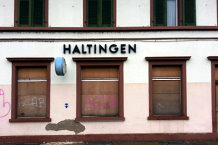 Bild: Der Bahnhof in Haltingen