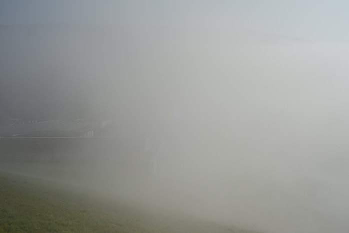 Dichter Nebel über Furtwangen