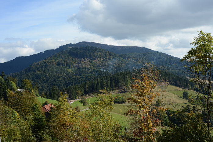 Der Blick zurück aufs Belchenhaus