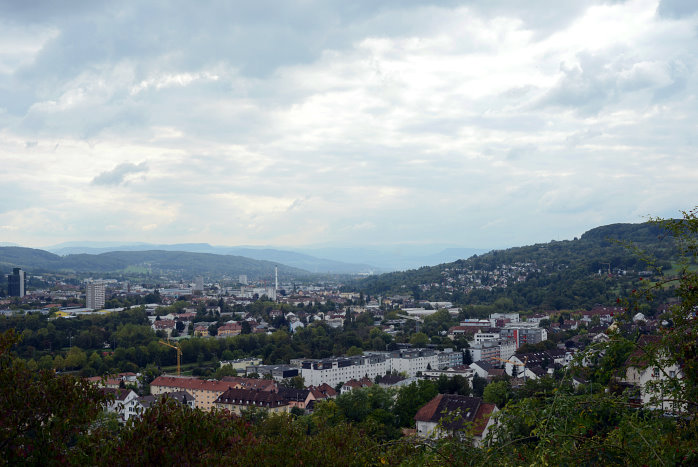 Blick auf Lörrach