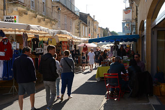 Bild: Auf dem Markt in St.Cyprien