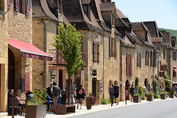 Die Promenade von La Rouqe Gageac