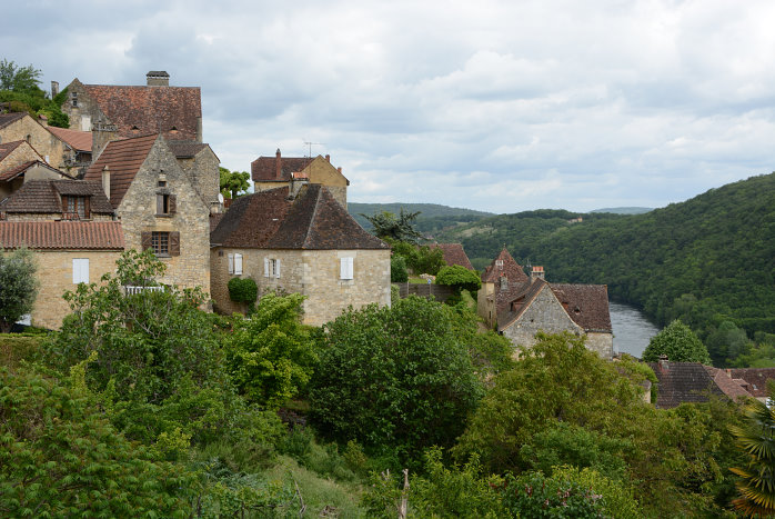 In Castelnaud ist das Wetter trüb