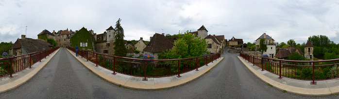 Bild: 360°-Panorama von Carennac