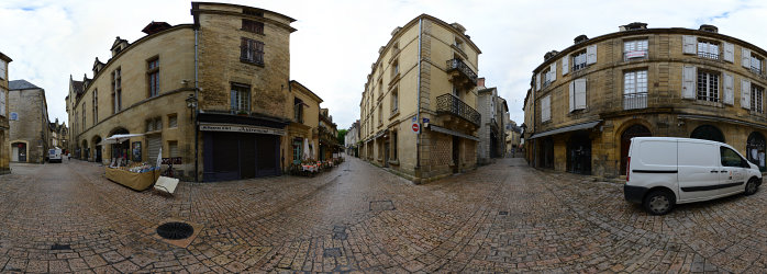 Bild: 360°-Panorama in Sarlat