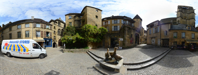 Bild: 360°-Panorama in Sarlat