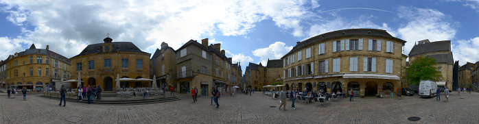 Bild: 360°-Panorama in Sarlat