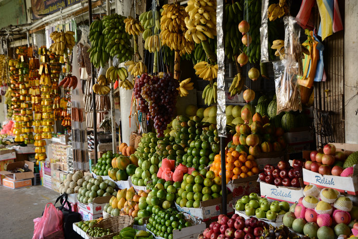 Obst darf natürlich auch nicht fehlen