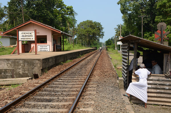 Der Bahnhof von Andadola