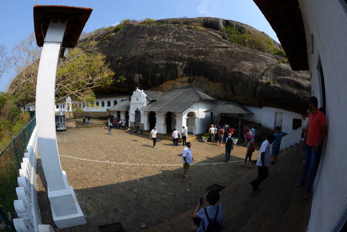 Der Felsentempel in Dambulla